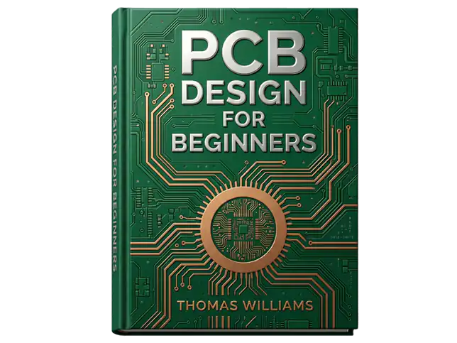 Book cover with metallic gold foil stamping on title