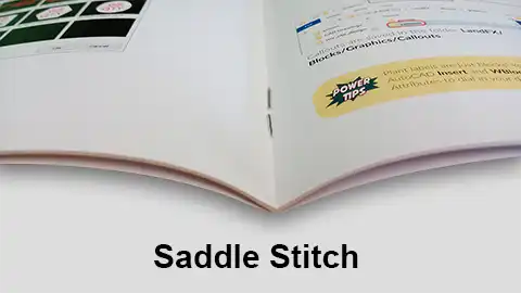 saddle-stitch books